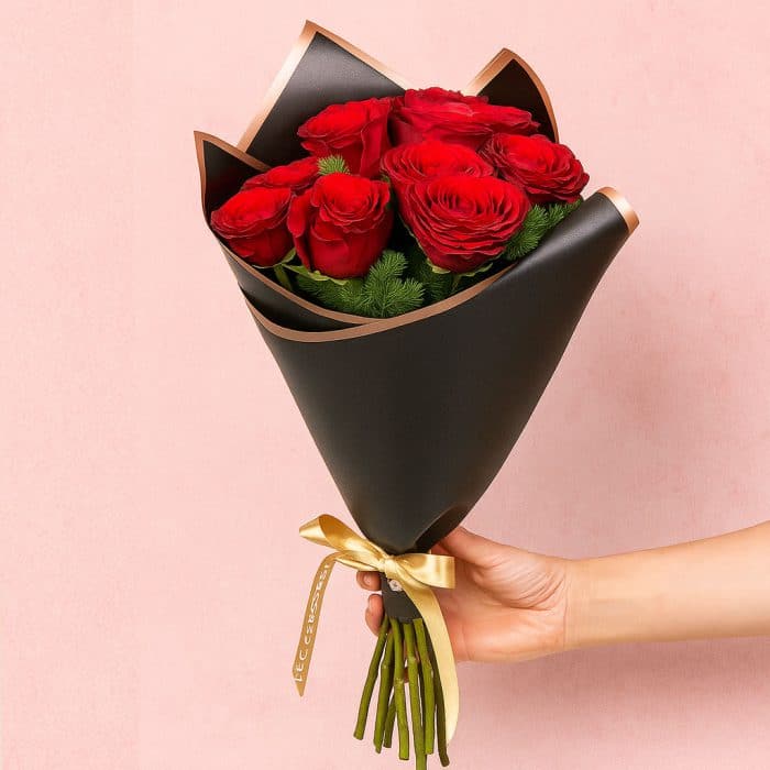 Red Roses Turkey 11 Red Rose Flower Bouquet (Turkey) | FLORA724